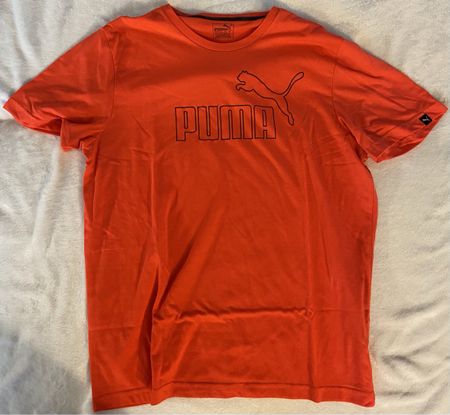 Puma orange Sportshirt, Grösse XL