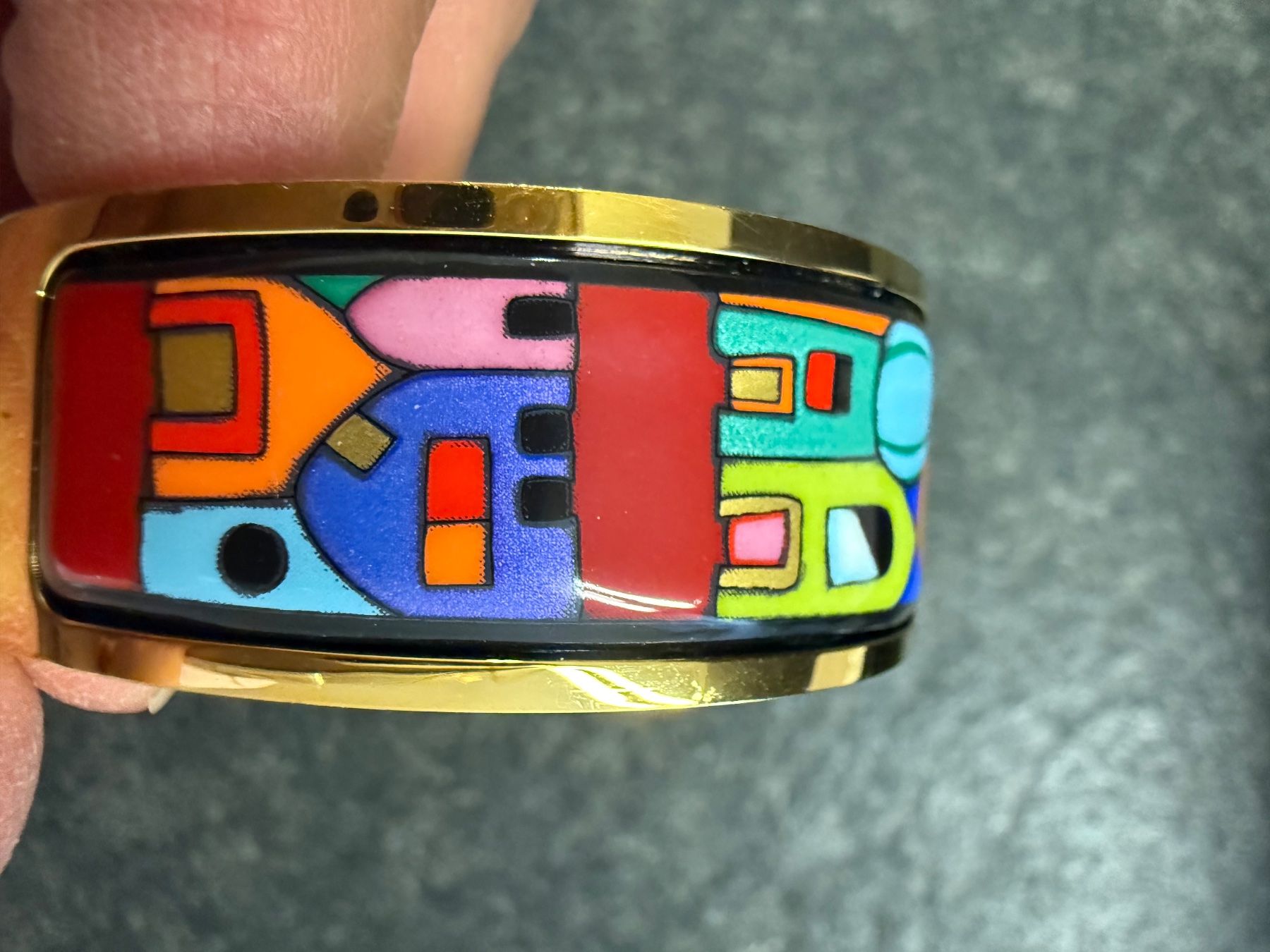 Freywille Bracciali & Braccialetti: Freywille  Klappreif aus Email – Usato da Oberwil-Lieli venduto da Laeber 3