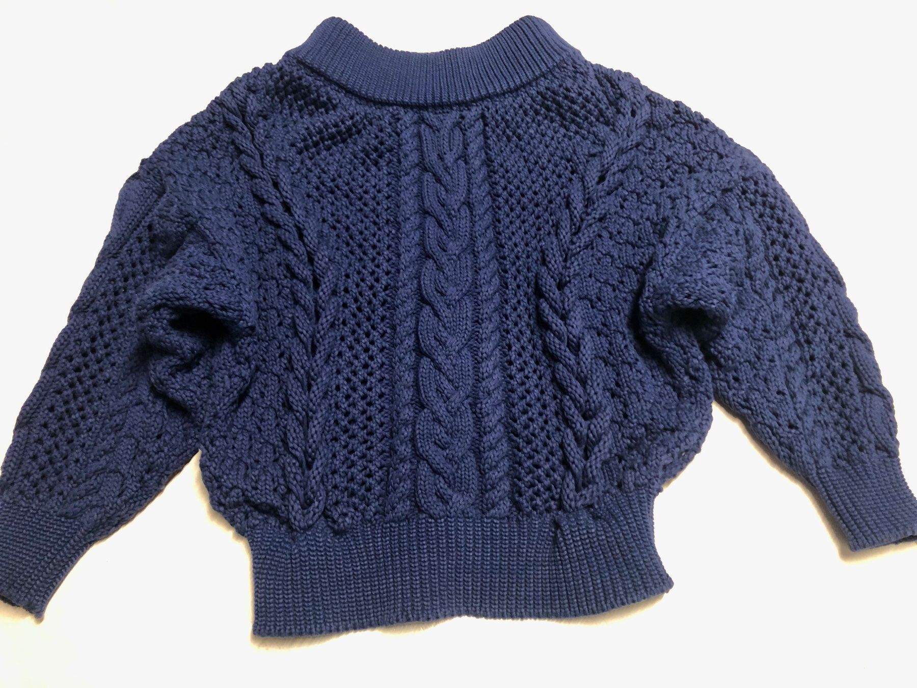 Pullover & Sweatshirts: Baumwoll-Pullover, marineblau, Rundneck, Brusnika – Neu (gemäss Beschreibung) aus Au ZH von hoppundex 3