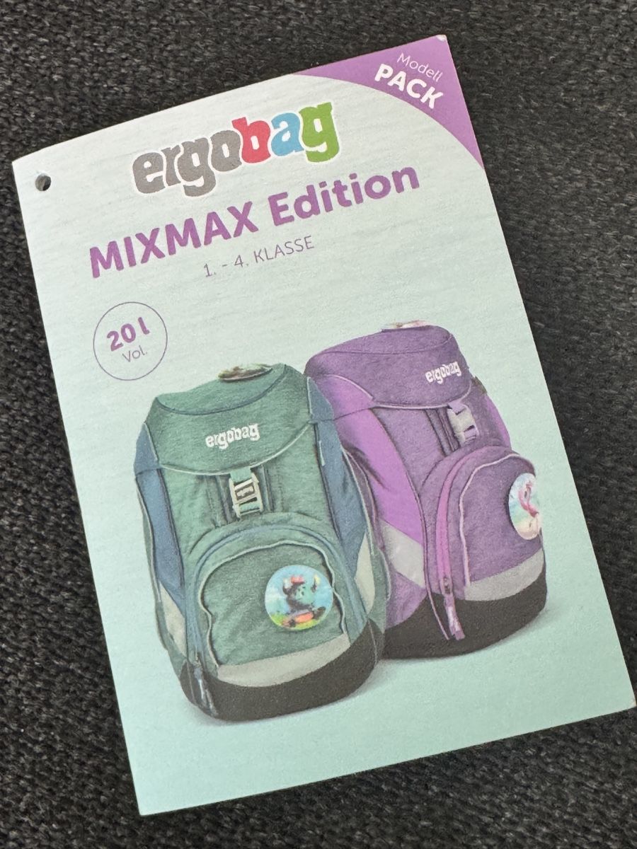 Ergobag Kindertaschen: Schulrucksack Ergobag Pack Mixmax Edition lila gebraucht – Gebraucht aus Zürich von lorem.ipsum 5
