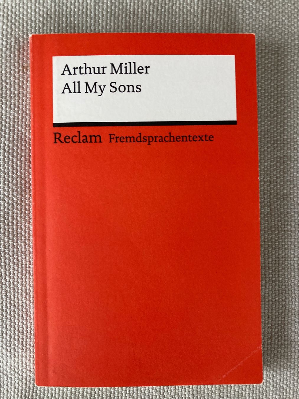 Libri: Arthur Miller, All my sons – Usato da Baden venduto da Yoyo1