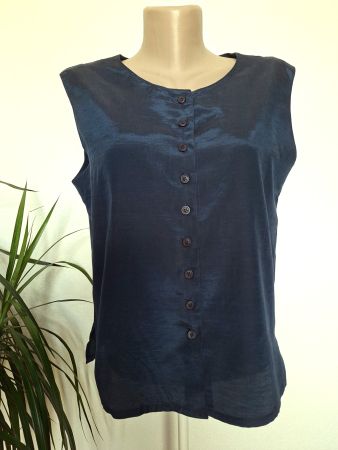 Top chemisier en Soie/coton – Spengler – Taille 38