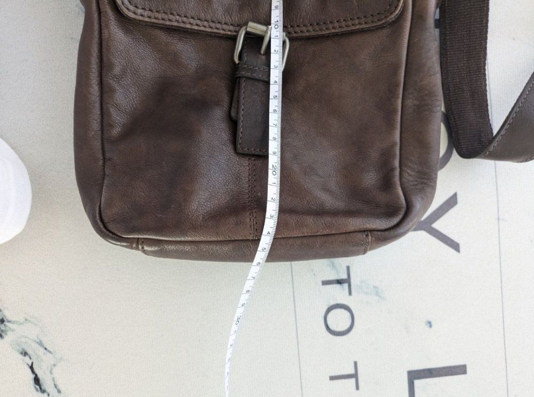 Borse: Umhängetasche MCO Leder braun – Usato da Burgdorf venduto da SauceBernoise 7