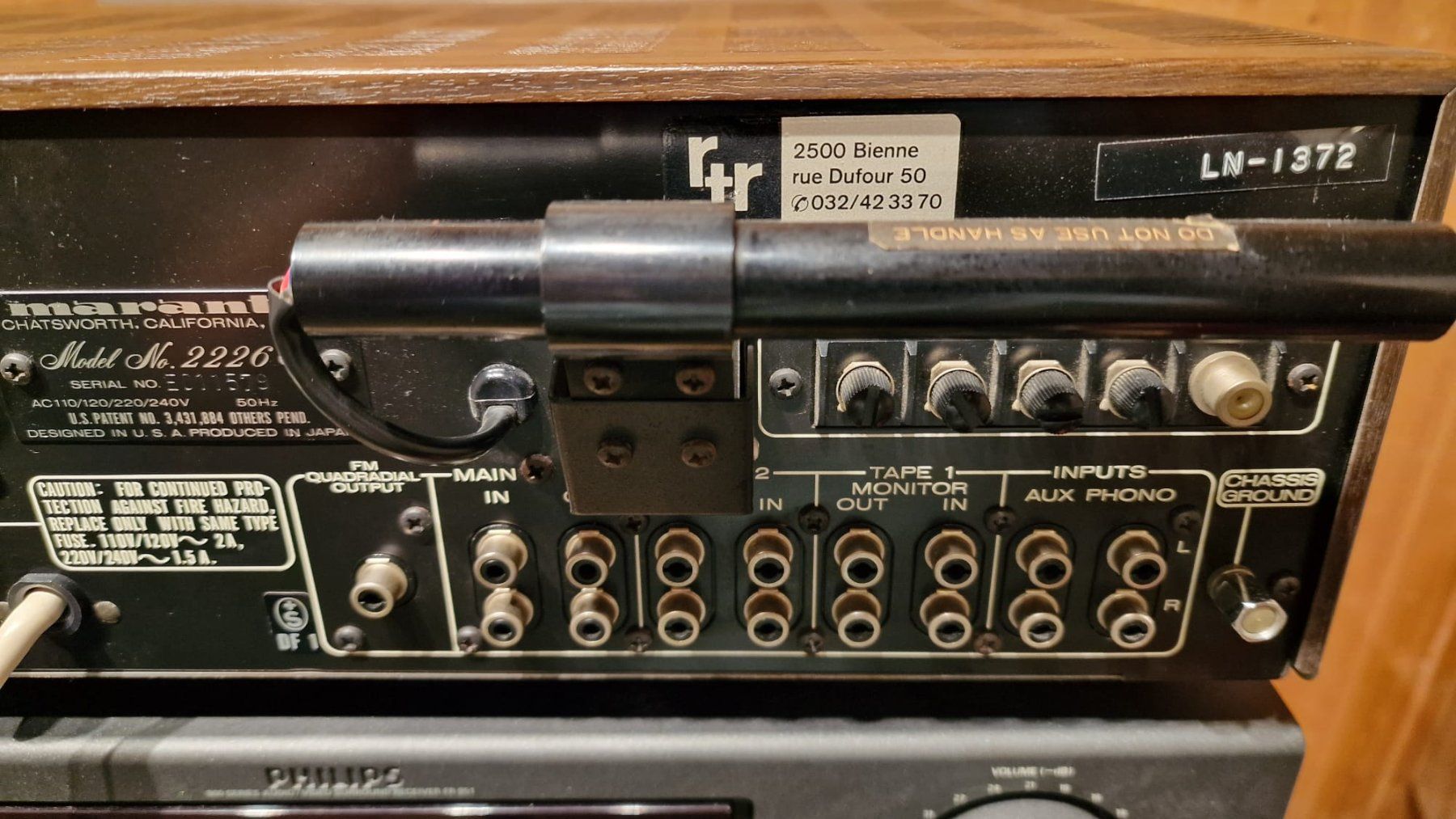 Marantz Ricevitori: Marantz 2226 – Usato da Schöfflisdorf venduto da Silvervintage.CH 6