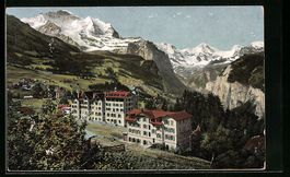 AK Wengen, Ortspartie und die Jungfrau