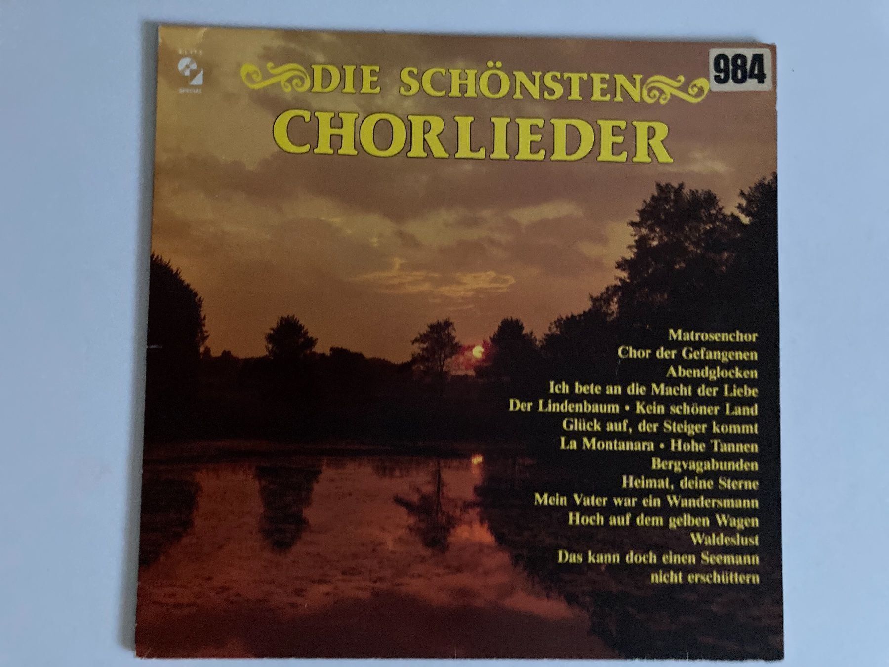 Schallplatten: Die schönsten Chorlieder – Gebraucht aus Zürich von Chaeffeler