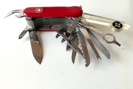 Wenger Taschenmesser rot mit vielen Werkzeugen guter ...