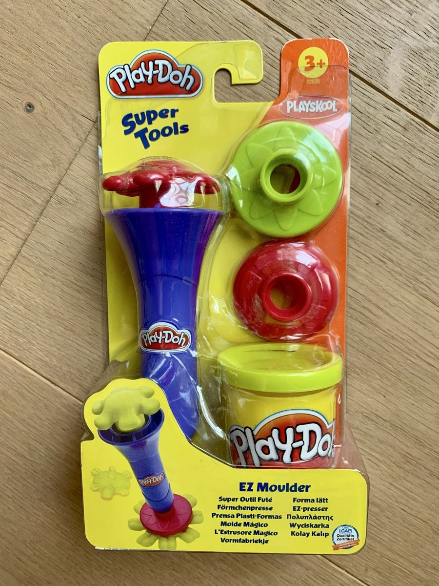 Play-Doh Materiale per modellare: PLAY-DOH Super Tools • Förmchenpresse / EZ Moulder – Nuovo e nell'imballaggio originale da Winterthur venduto da amapola