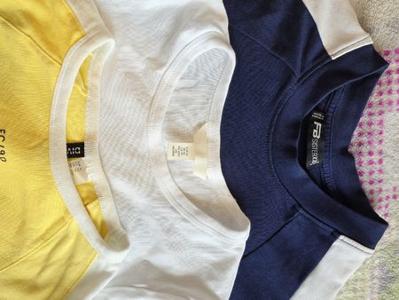 3er Set T-Shirts, Grösse XS