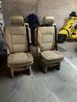 Sitze Leder Beige 2 Stk. guter Zustand