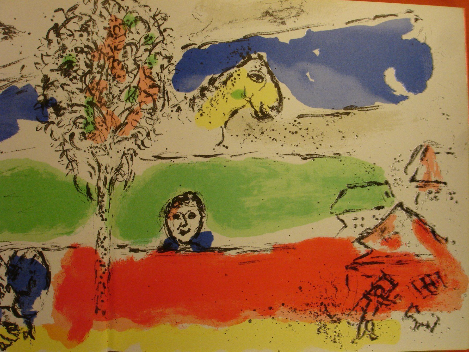 Libri: CHAGALL, MIT ORIGINALLITHOGRAPHIE – Usato da Grüningen venduto da Kartensammler 3