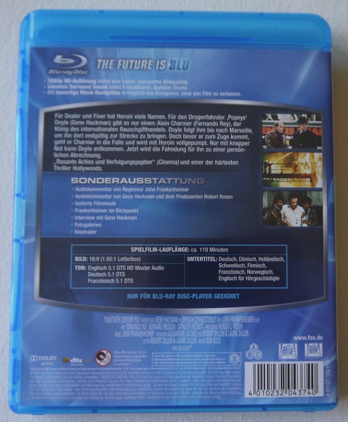 Tutti i DVDs: FRENCH CONNECTION 2 - Gene Hackman  Deutsch/Englisch – Usato da lostorf venduto da westwinkel 1