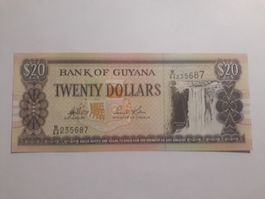 GUYANA - 20 Dollars UNC (B/64-235687)