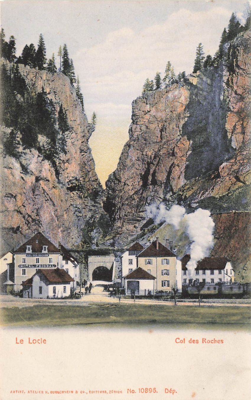 Cartoline postali: Le locle col des rochers – Usato da Biasca venduto da Blenio71
