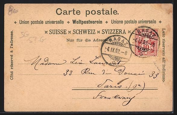 Cartes postales: Litho Ragaz, Taminaschlucht Bad Pfäffer – D'occasion à Berlin par bartko-reher 1