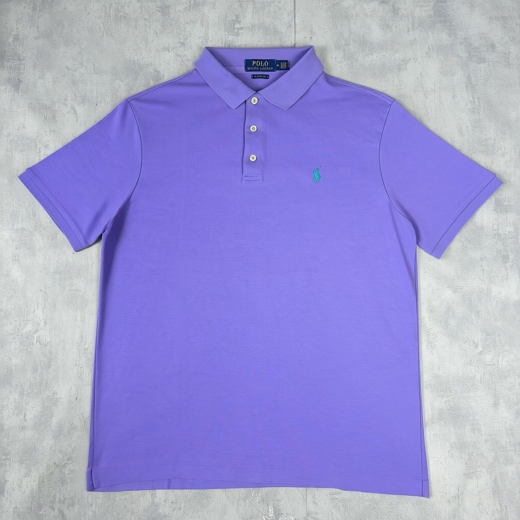 Ralph Lauren Magliette Polo: Polo Ralph Lauren Custom Slim Fit Performance Violet - M – Usato da Hauterive NE venduto da Leo_o