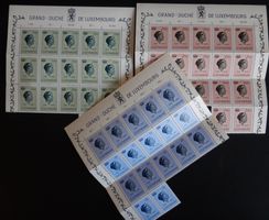 Luxemburg Kat. 601-603 ** 1959 Kat. 77 Euro