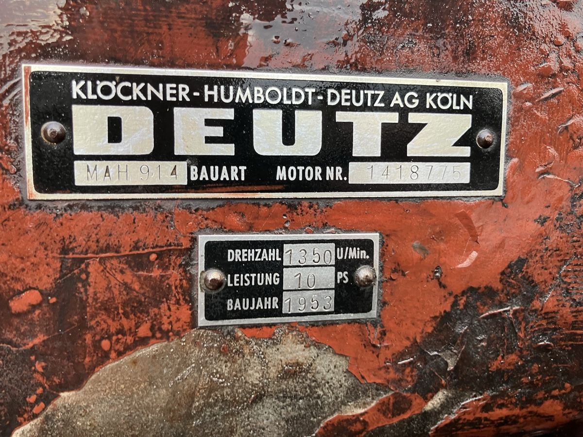 Deutz  Motori: Standmotor Deutz  – Usato da Menznau venduto da Nav6 4