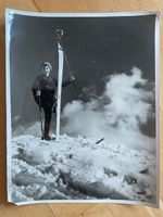 St. Moritz /grosse Original-Fotografie ca. 1920er /Ski Foto