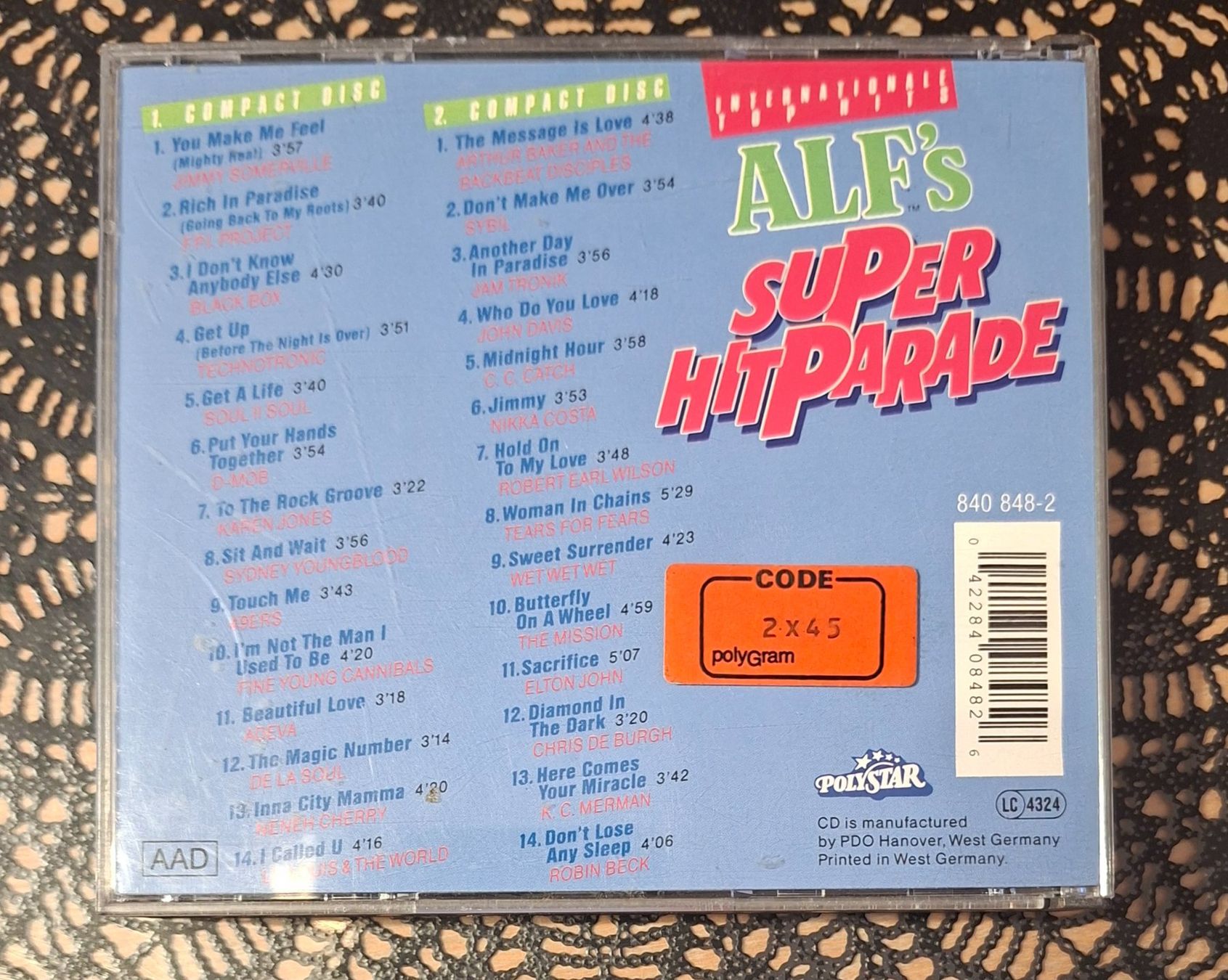 CDs: Alf's Super Hitparade, DE Hit Sampler Compilation 1990 – Gebraucht aus Schönenberg TG von Gregolino76 1