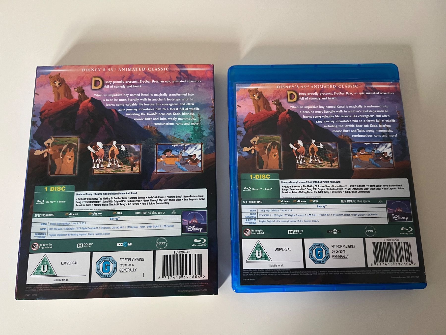 Tutti i DVDs: Disney Bärenbrüder Blu-ray Bären Brüder – Nuovo (secondo la descrizione) da Altstätten SG venduto da sheamus 1