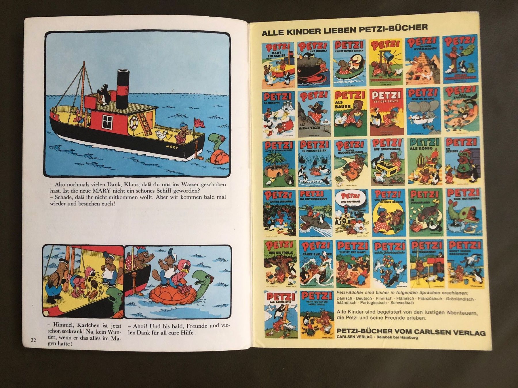 Libri: Buch Petzi auf der Robinson - Insel – Usato da Nunningen venduto da anclaudia 6