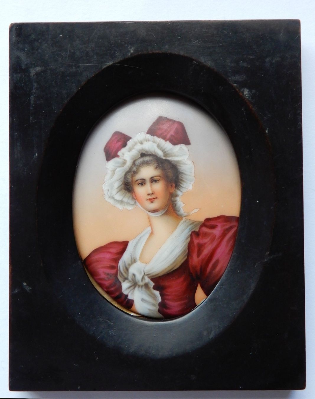 Poster & Bilder: Antike Miniatur Malerei, Portrait einer Dame – Gebraucht aus Trasadingen von Traadinger