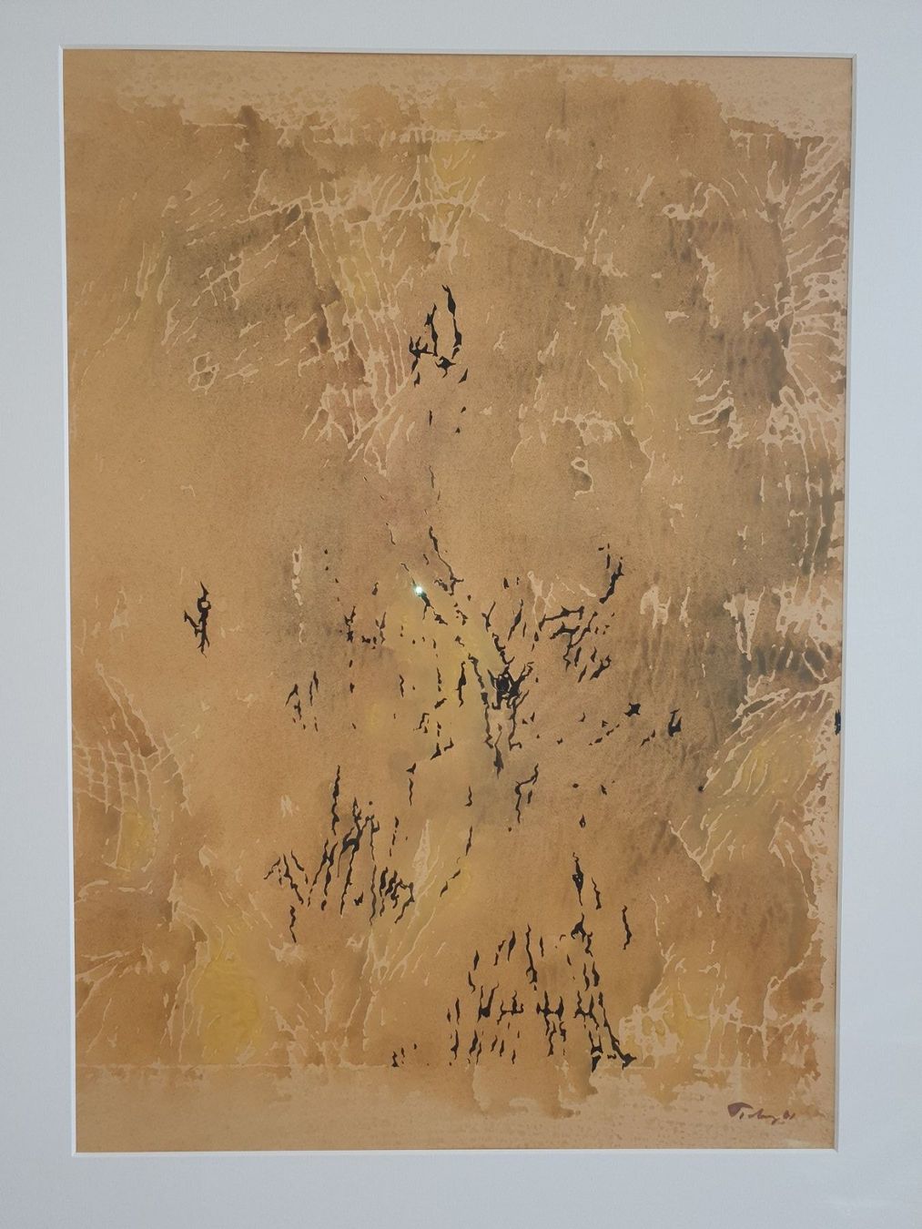 Dipinti: Mark Tobey 1890-1976, Original Tempera – Usato da Häutligen venduto da Rubin9368 2