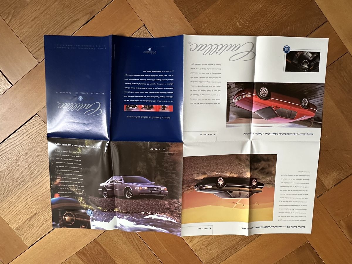 Cadillac Documenti: Prospekt Cadillac Seville und Eldorado – Usato da Bern venduto da 3636-agb 1