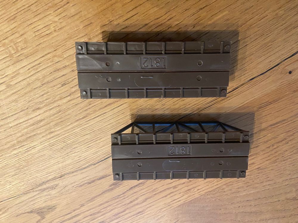POLA G 331059 2 Kleine Brücken - Holzbrücken Set Für Modellbau