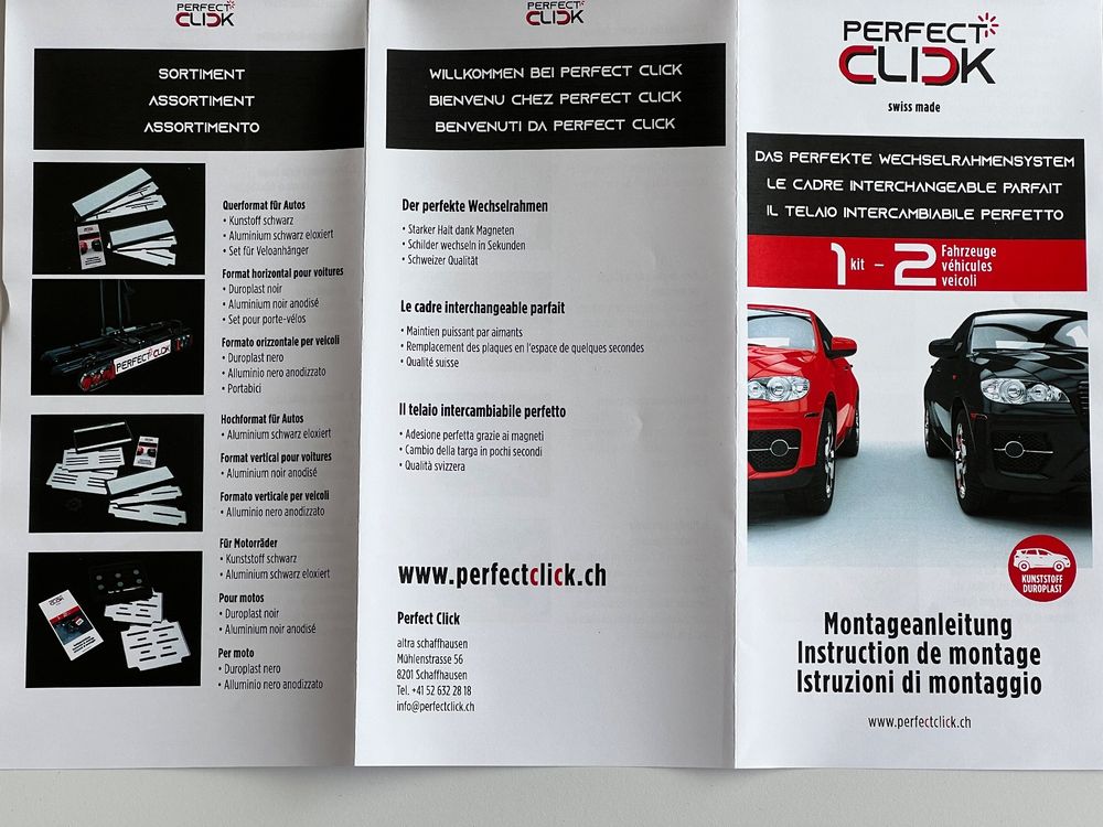 Toutes les pièces auto: Wechselnummern System - magnetischer Nummernschild Halter – D'occasion à Büetigen par Jabo 6