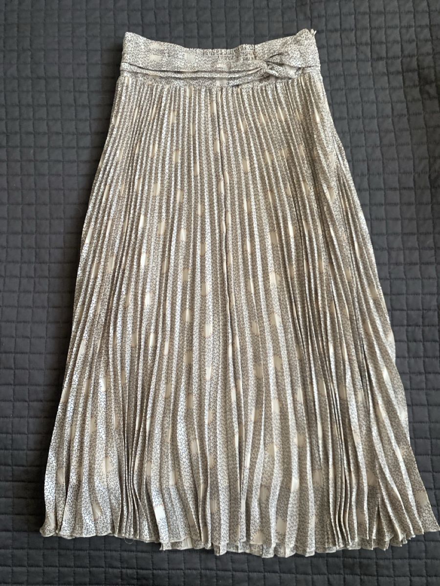 Ba&Sh Gonne: Jupe plissée BS& H doubléebTaille 36 Beige État Excellent – Nuovo (secondo la descrizione) da Geneve venduto da pat_p76n
