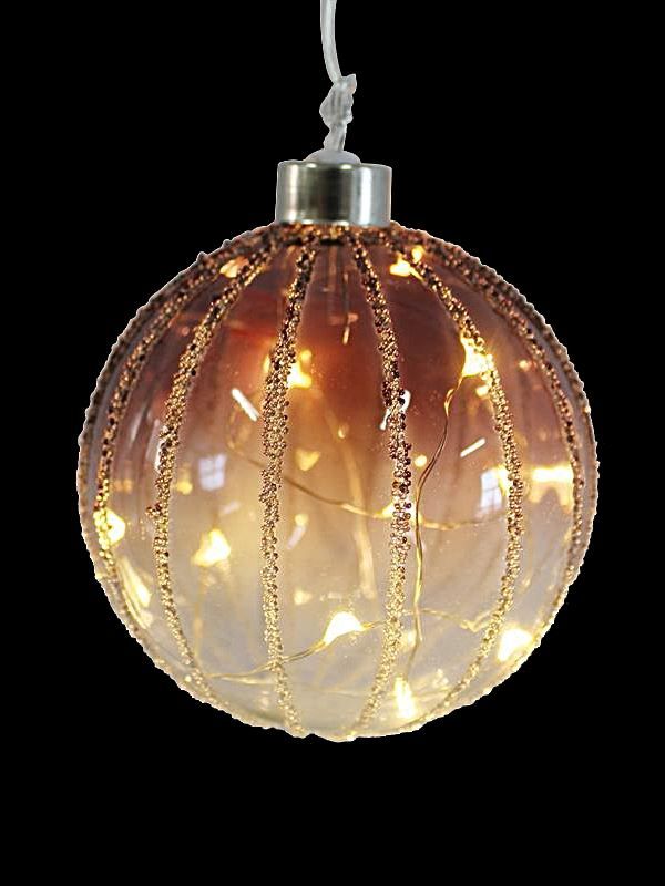 Tutte le decorazioni: Hänge Deko Kugel mit Licht D = 10 cm – Nuovo e nell'imballaggio originale da Wettingen venduto da Swala 3