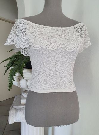 Helle Spitzenbluse Gr XS v. Tally Weijl