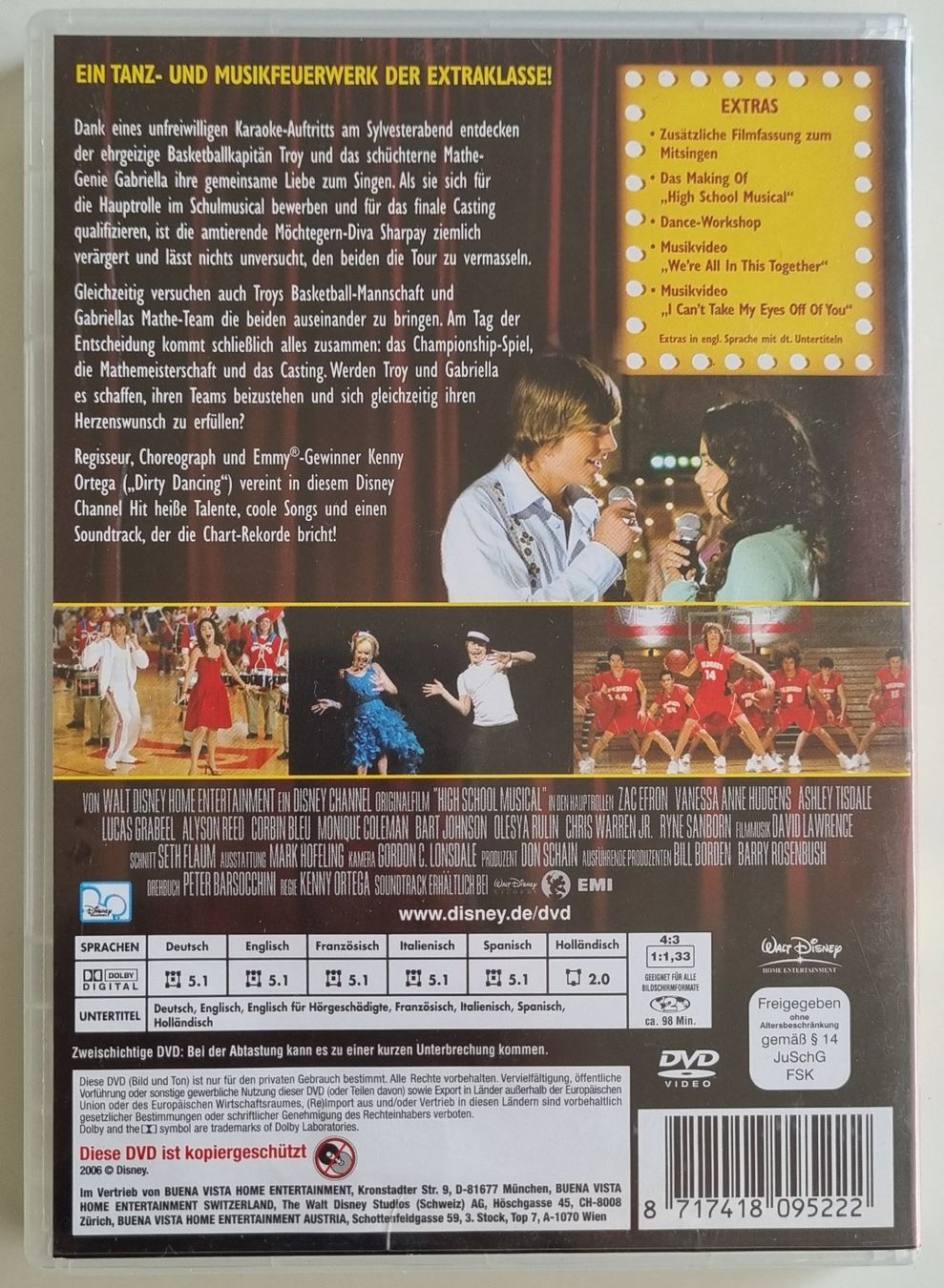 Tutti i DVDs: High School Musical DVD – Usato da Bassersdorf venduto da Ubrunu 1