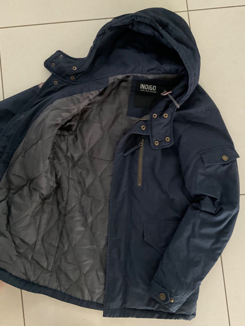 Giacche: Indigo  Herren Jacke - Navy Gr. S – Usato da Zufikon venduto da AGLAOPHOTIS 4