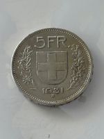 5 Franken 1931  Silber