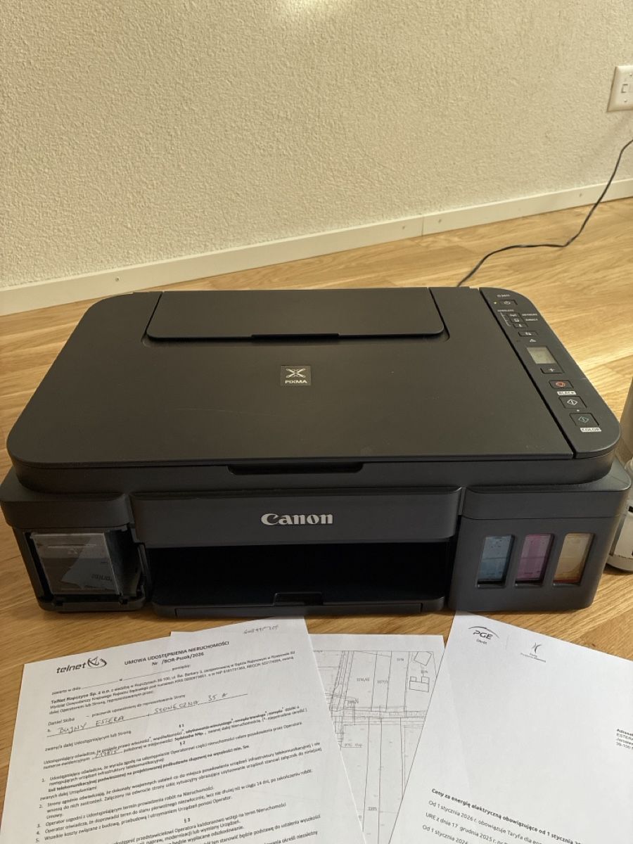 Canon Imprimantes: Canon PIXMA G3411 Multifunktionsdrucker + Tinte – D'occasion à Zürich par ask_b2fv 2