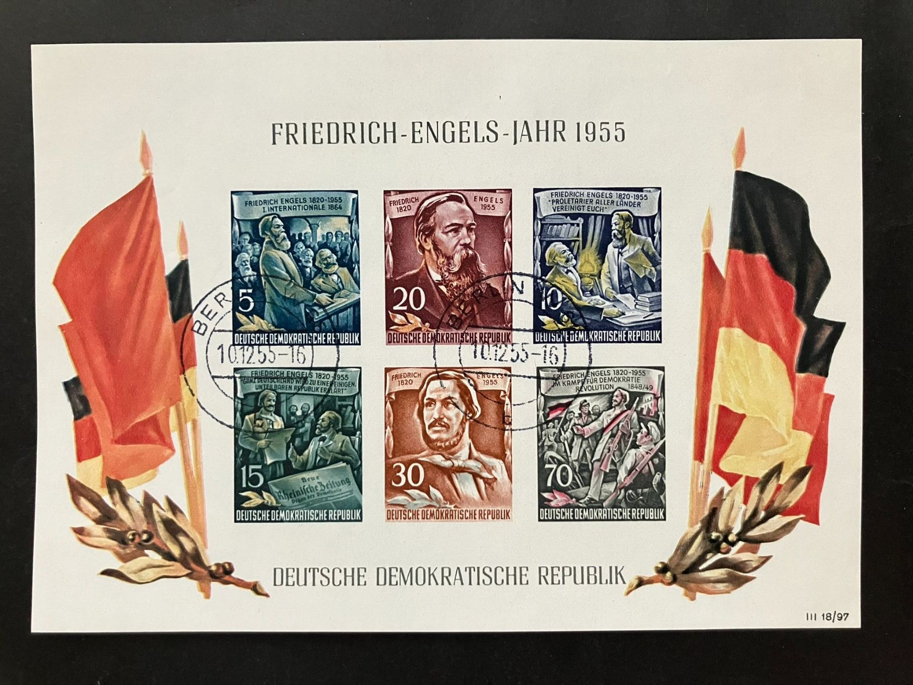 Tutti i francobolli: DDR 1955, Mi Block 13, gestempelt – Usato da Würenlos venduto da Eulenpostuhu