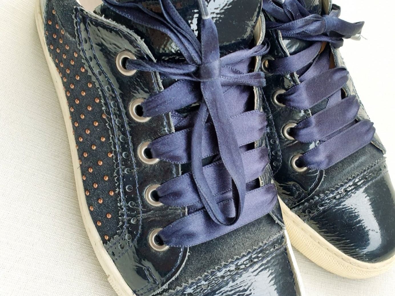 Navyboot Damenschuhe: NAVYBOOT SNEAKER SCHUHE BLAU ECHT LEDER 35 HALBSCHUH TOP – Gebraucht aus Elsau von the-colorful-side 1