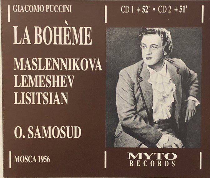 CD: Puccini - La Bohème (1956, Samosud) – Usato da Grüningen venduto da azulamarillo