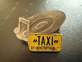 Cooler Anstecker / Pin Taxi Winterthur - Sammlerstück!