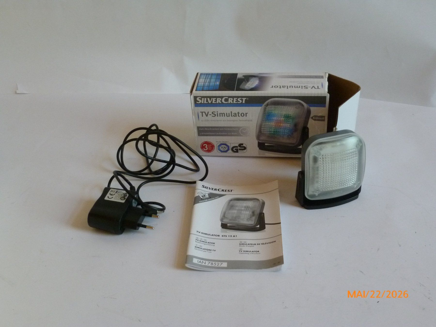Sistemi d'allarme: Silvercrest TV-Simulator, Einbruchschutz, Top Zustand! – Usato da Lupfig venduto da Casch13