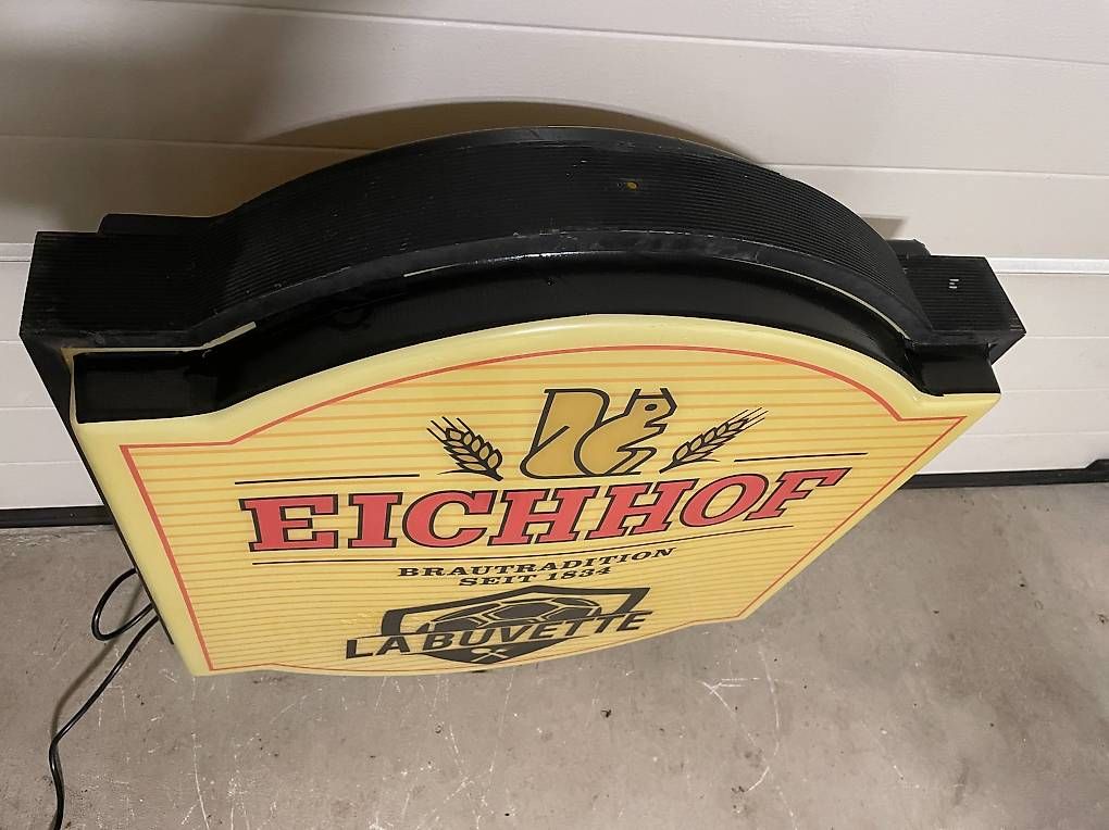 Lampade: Eichhof Bier Leuchtreklame – Usato da Ettingen venduto da Donald4107 1