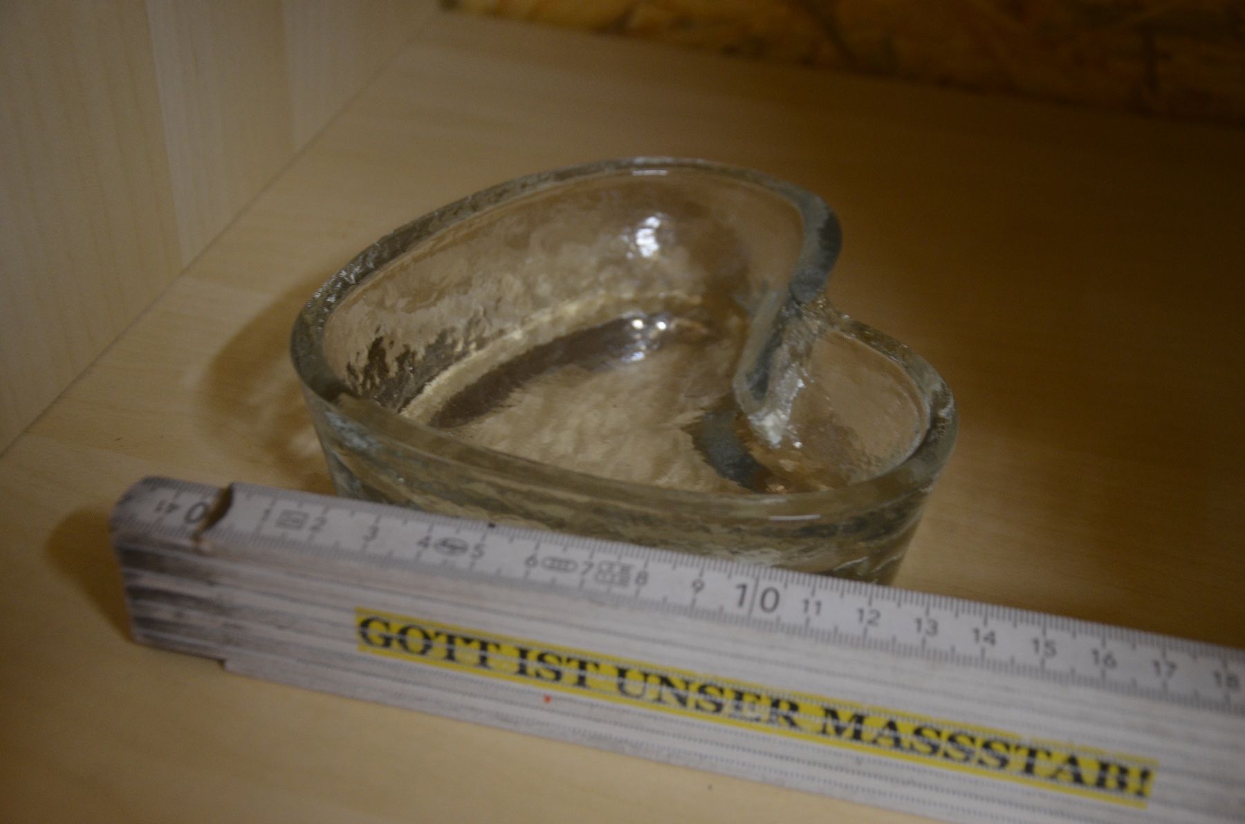 Glasi Hergiswil Ciotole: RECIPIENT HERZ GLAS HERGISWIL – Usato da Chiasso venduto da Dolly015 1