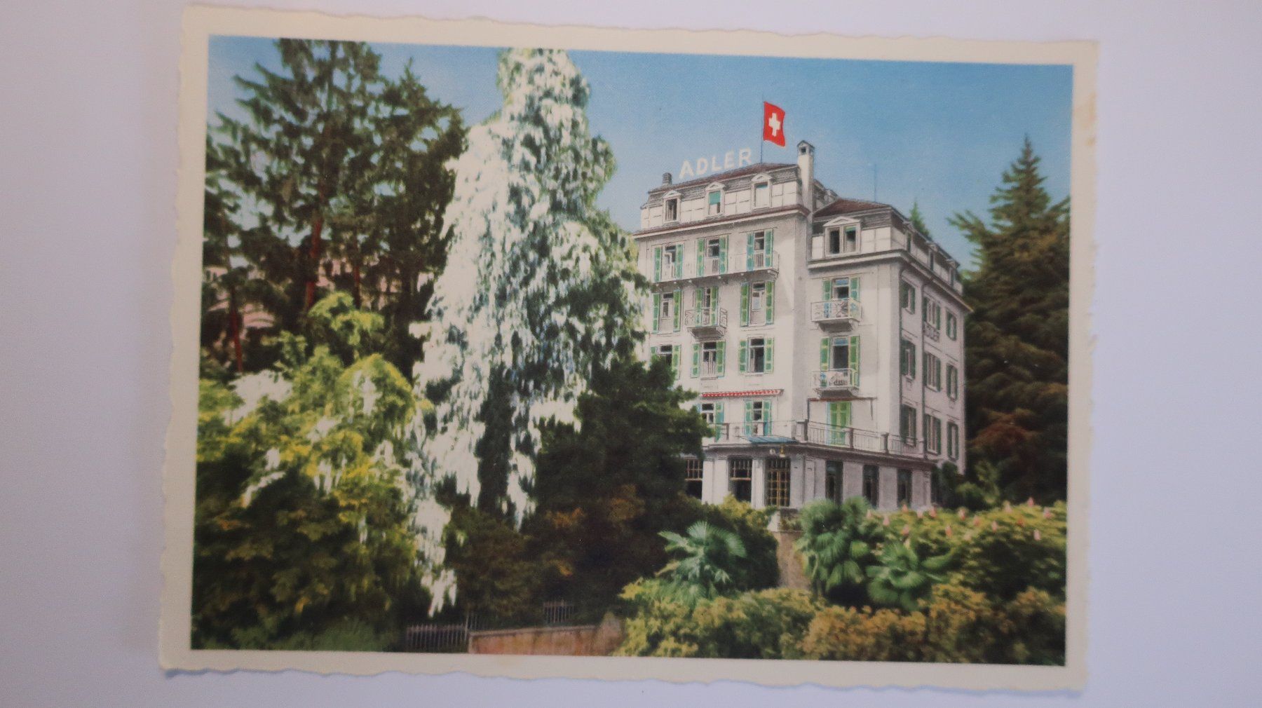 Cartoline postali: Adler Hotel Lugano – Usato da Cormoret venduto da Pascalll2001 1