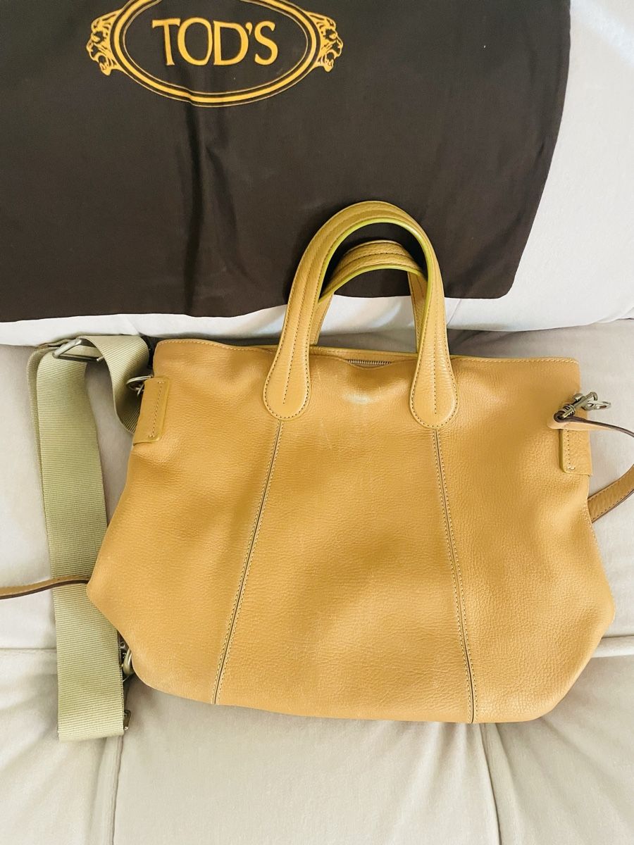 Tod'S Taschen für Damen: TOD’S LEDERSHOPPER, Camel – Gebraucht aus Tägerwilen von CarolinaHerrera 5