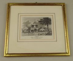 KAPPEL, CAPPEL, KANTON ZÜRICH, AQUATINTA UM 1840