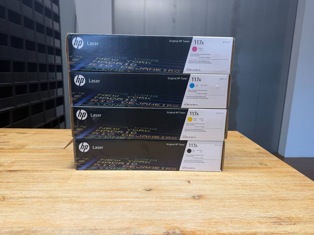 HP 117A Original Toner Set CMYK – W2070A W2071A W2072A W2073 (Neu ...