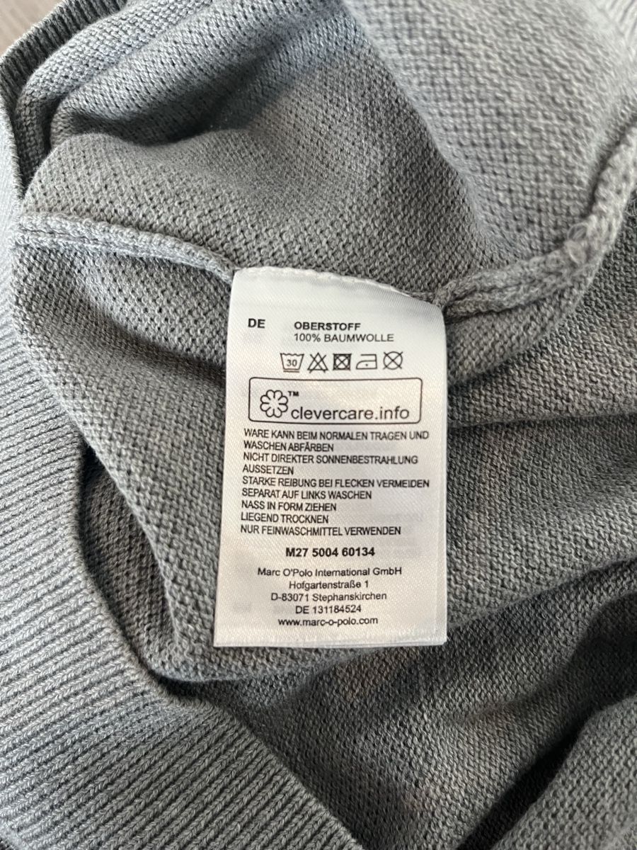 Maglioni & Felpe: Marc O’Polo Herren Baumwollpullover, Grau, Grösse M – Nuovo (secondo la descrizione) da Uster venduto da PSchultze 4